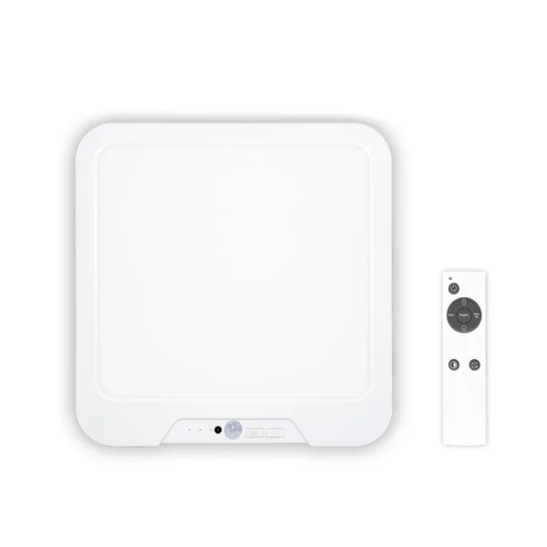 S005a6a0ebecc41aea05033459c9bb0fbe.webp Smart LED Ceiling Light with Motion Sensor & 6000mAh Battery Backup | Remote & Wall Switch Control