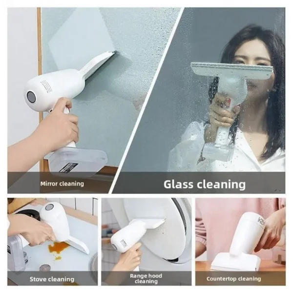 AT28 Window Cleaning Robot | Wireless Electric Glass Cleaner for Home Windows