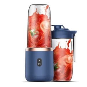 S07c2f123de524861acaabe6fe1edaa1a6.webp Portable USB Personal Blender | 6-Blade Mini Fruit Juice & Smoothie Maker