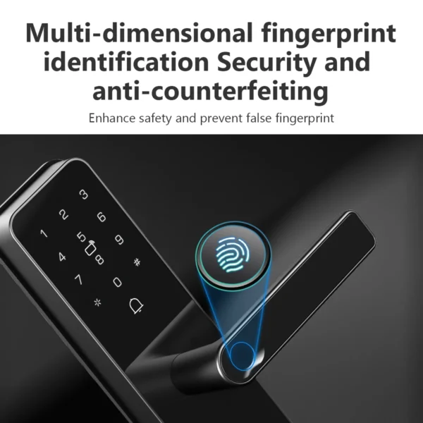 S2fbd1633fec84d948387b71dc05406612.webp IMOU Smart Biometric Fingerprint Door Lock with Bluetooth | Digital Electronic Home Security Lock