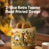 S36194990d98f43c2a08854889aa116c67.webp 2-Slice Retro Toaster with Removable Crumb Tray | 6 Browning Levels & 3 Functions