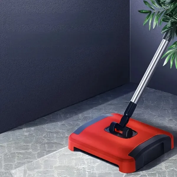 S3f0d83917b754227a22b104de2551a50Q.webp Hand Push Carpet & Floor Sweeper | Manual Cleaner for Pet Hair, Dust & Debris