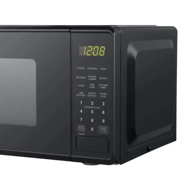 S40285ca1bb1846508238218da3e982bdO.webp 700W Countertop Microwave Oven with LED Display & Kitchen Timer | Black