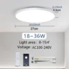 S41f966862e314465b2bbf1535564fb15c.webp MARPOU Smart LED Ceiling Light with Remote Control | Dimmable Bedroom Ceiling Lamp