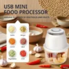 S4605580ae6834871a4a2ce81e73fc358e.webp 350ml USB Electric Food Chopper | Multifunction Meat Grinder & Vegetable Processor