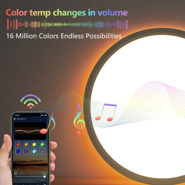 S61f9ac1d4cd84381ac34600c5a477259L.webp BENEWTON Tuya Smart RGB LED Ceiling Light | App, Alexa & Google Voice Control