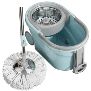 Hands-Free Spin Mop & Bucket System | Wet & Dry Floor Cleaning Set