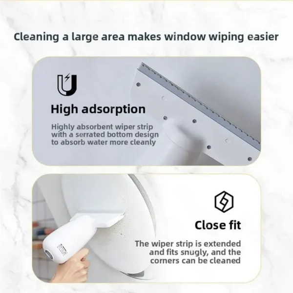 AT28 Window Cleaning Robot | Wireless Electric Glass Cleaner for Home Windows