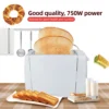 S812213e8f84540f9baba31478322442aE.webp 2-Slice Wide Slot Stainless Steel Toaster | 6 Browning Levels with Manual Stop