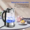 S89338e93ad6e488284adc8d0d4f18afcy.webp 1.8L Smart Thermostatic Electric Glass Kettle | Auto Temperature Control for Home & Office