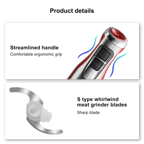 S94f4ec4d952e4c4b9fd16ee49c20f203I.webp BioloMix 4-in-1 1200W Hand Stick Blender | Stainless Steel Immersion Mixer & Chopper