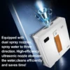 ABIR WD8 Window Cleaning Robot | AI Glass Cleaner with Dual Ultrasonic Spray & Laser Navigation