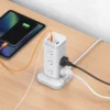 12-Outlet Tower Power Strip with Surge Protection, 2 USB-A, 2 USB-C & 2m Extension Cord (AU Plug)