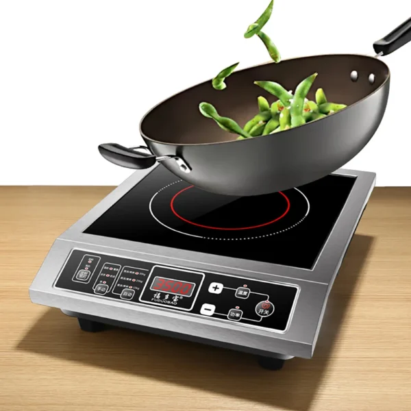 Sb7e7f25b581942d6bd99c3d6b1404690T.webp 3500W Commercial Induction Cooker | Stainless Steel High-Power Electric Cooktop