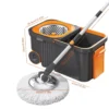 Sc0772b57449745fa8563e1a1ff6d869eh.webp Spin Mop & Bucket Set with 6 Replacement Heads | Hands-Free Self-Wringing Floor Mop
