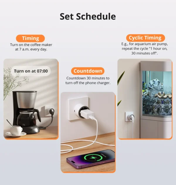 Sd21812c9d4234590b1e5a8d57dea4c97r.webp SONOFF S60 13A UK Wi-Fi Smart Plug with Power Monitoring | Alexa, Google Home & IFTTT Compatible