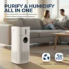 2-in-1 Air Purifier & Humidifier | H13 True HEPA Filter for Allergies, Pet Hair & Smoke