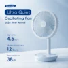 Sd7b203b87c164b2e850d077b565bc7f3n.webp KINSCOTER Smart Oscillating Desk Fan | 4000mAh USB Rechargeable Fan with 5 Speeds