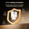 GIRIER Tuya 16A Wi-Fi Smart Plug with Power Monitoring | Alexa & Google Home Compatible