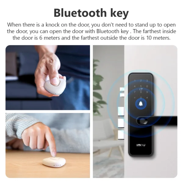 Sf9491f37ec0740c58f9b04bd48d20a85K.webp IMOU Smart Biometric Fingerprint Door Lock with Bluetooth | Digital Electronic Home Security Lock